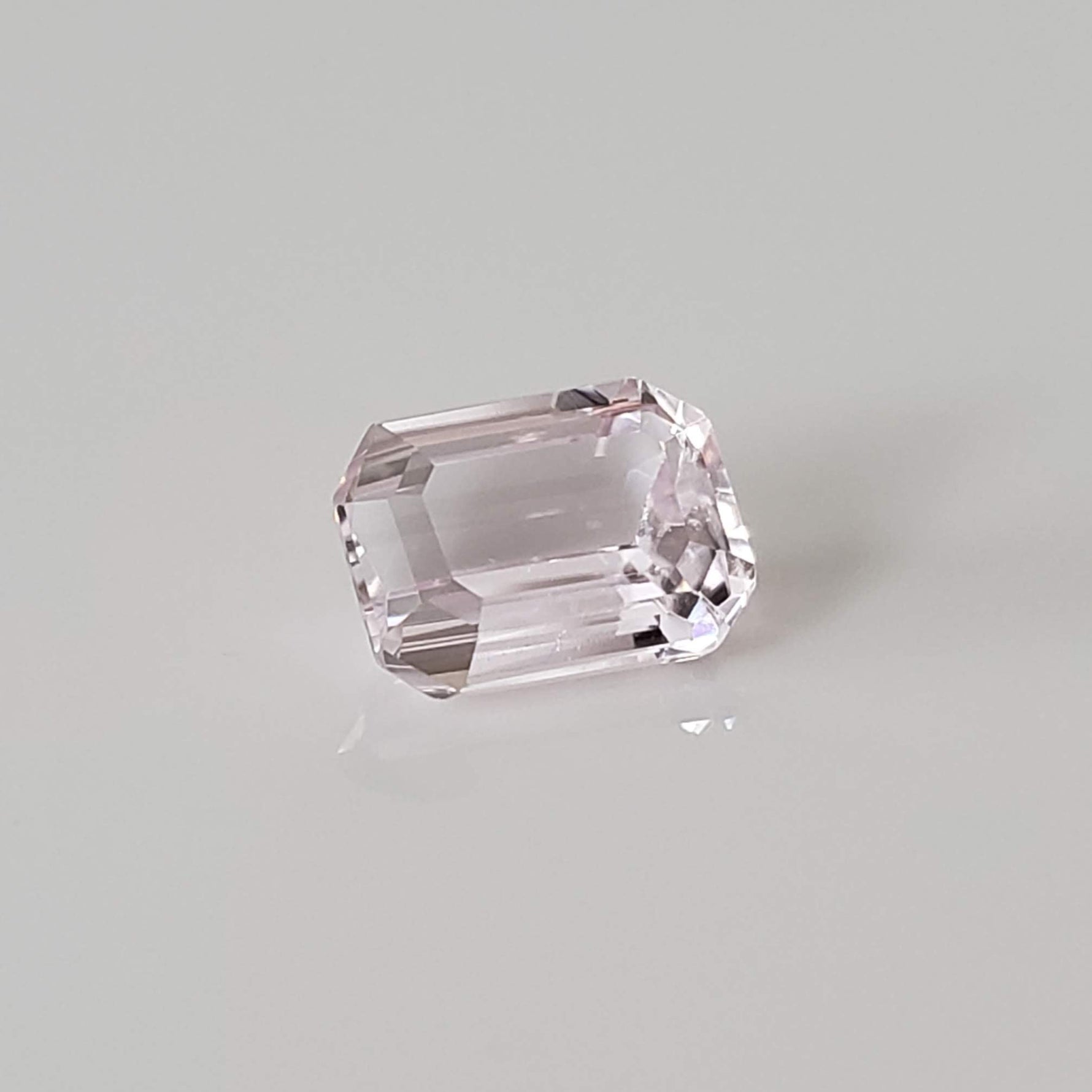  Kunzite | Untreated | Octagon Cut | Pink | 8x6mm | Afghanistan 1