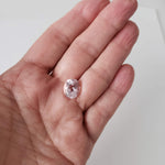  Kunzite | Untreated | Oval Cut | Bright Pink | 13x11mm | Afghanistan 6