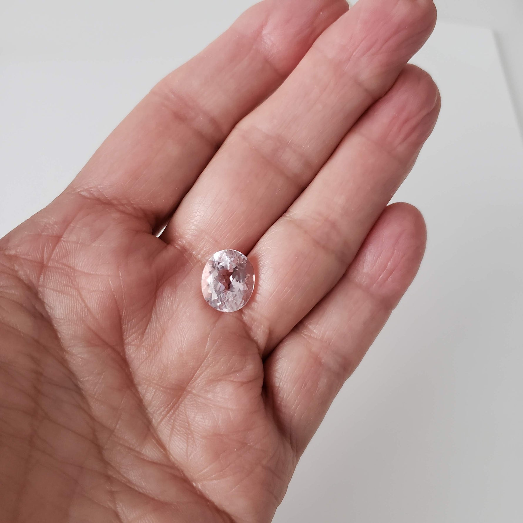  Kunzite | Untreated | Oval Cut | Bright Pink | 13x11mm | Afghanistan 6