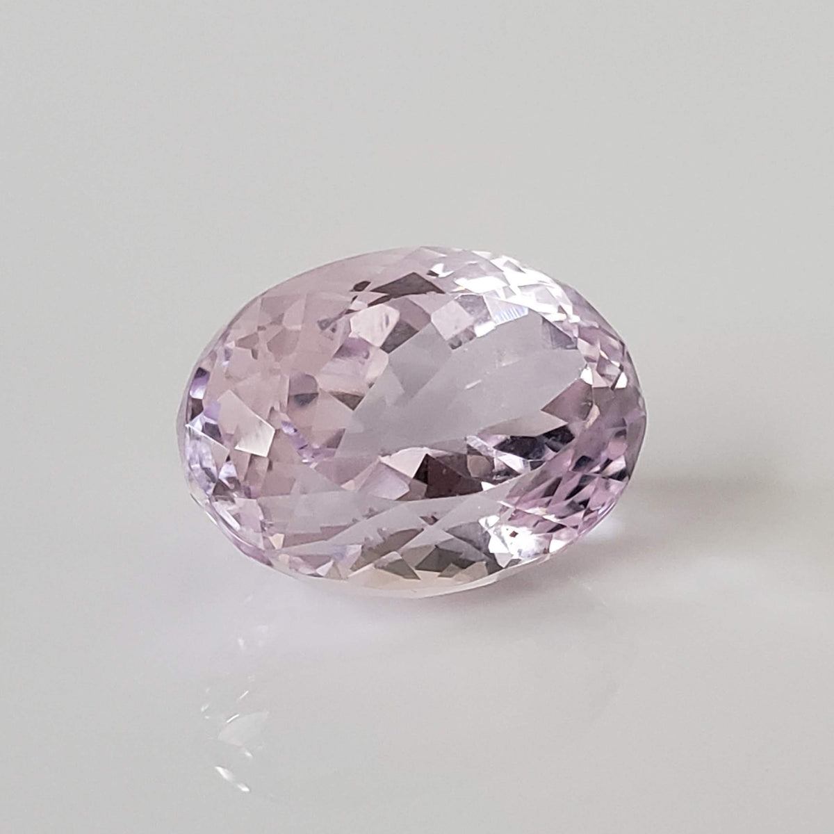  Kunzite | Untreated | Oval Cut | Lavender Pink | 16x11.7mm, 12.83ct | Afghanistan 1