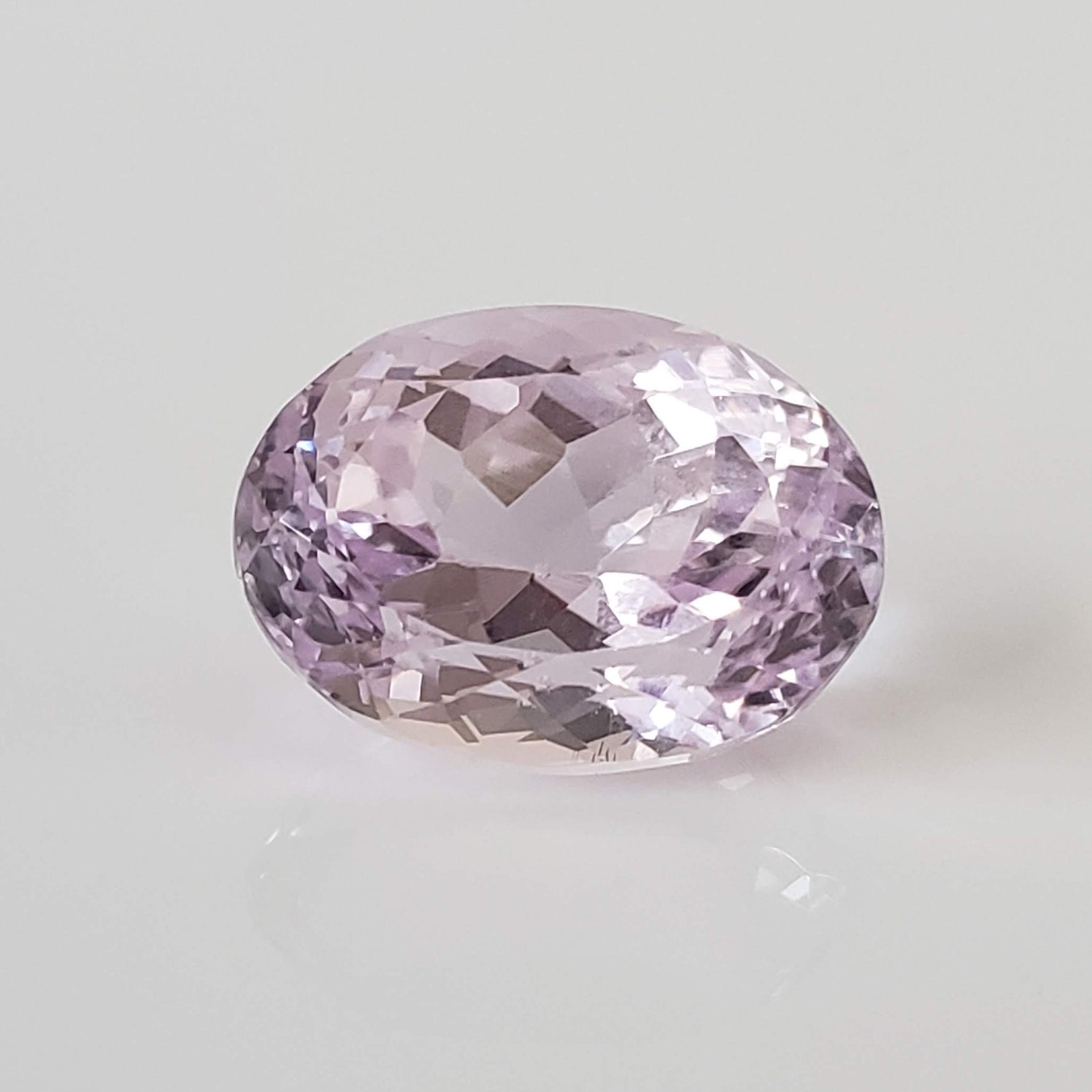  Kunzite | Untreated | Oval Cut | Lavender Pink | 16x11.7mm, 12.83ct | Afghanistan 3