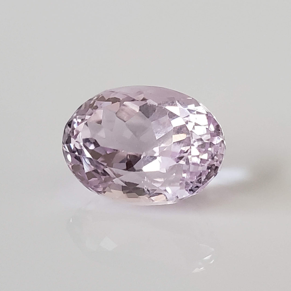  Kunzite | Untreated | Oval Cut | Lavender Pink | 16x11.7mm, 12.83ct | Afghanistan 2