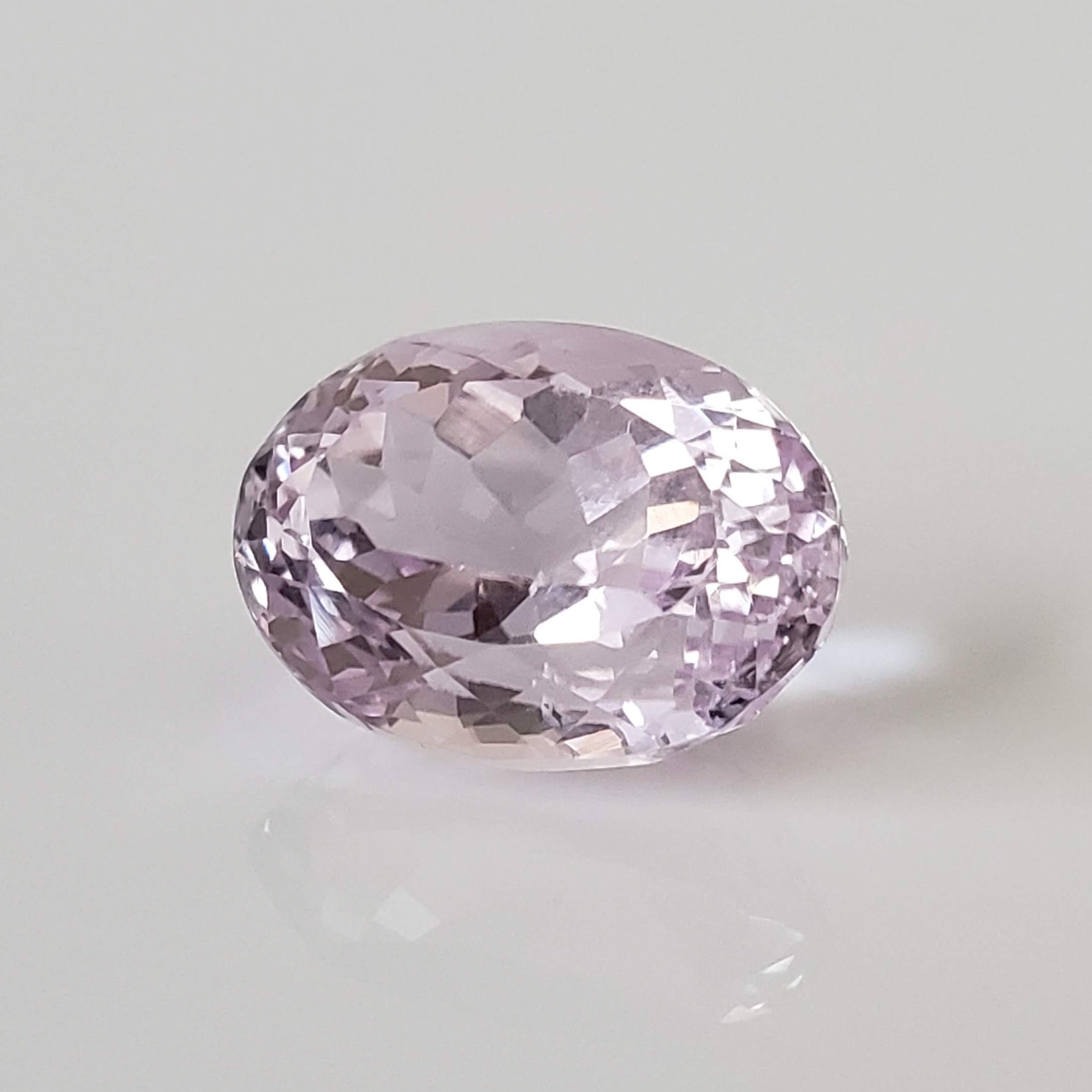  Kunzite | Untreated | Oval Cut | Lavender Pink | 16x11.7mm, 12.83ct | Afghanistan 2
