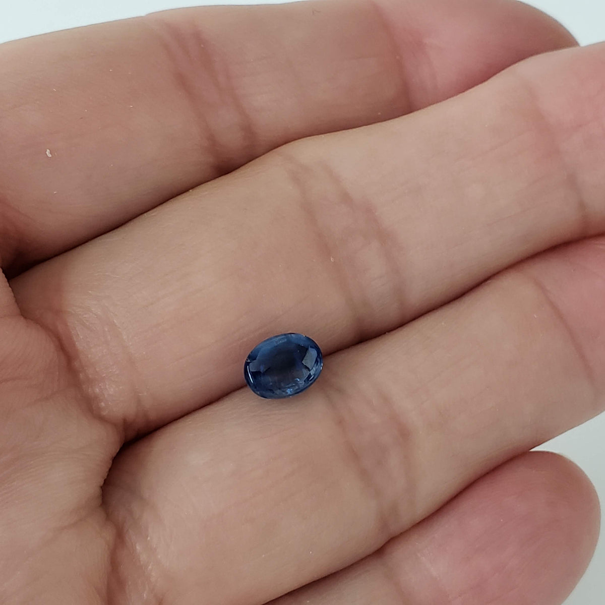  Kyanite | Oval Cabochon | Royal Blue | 7.7x5.5mm, 1.65ct | Nepal 7