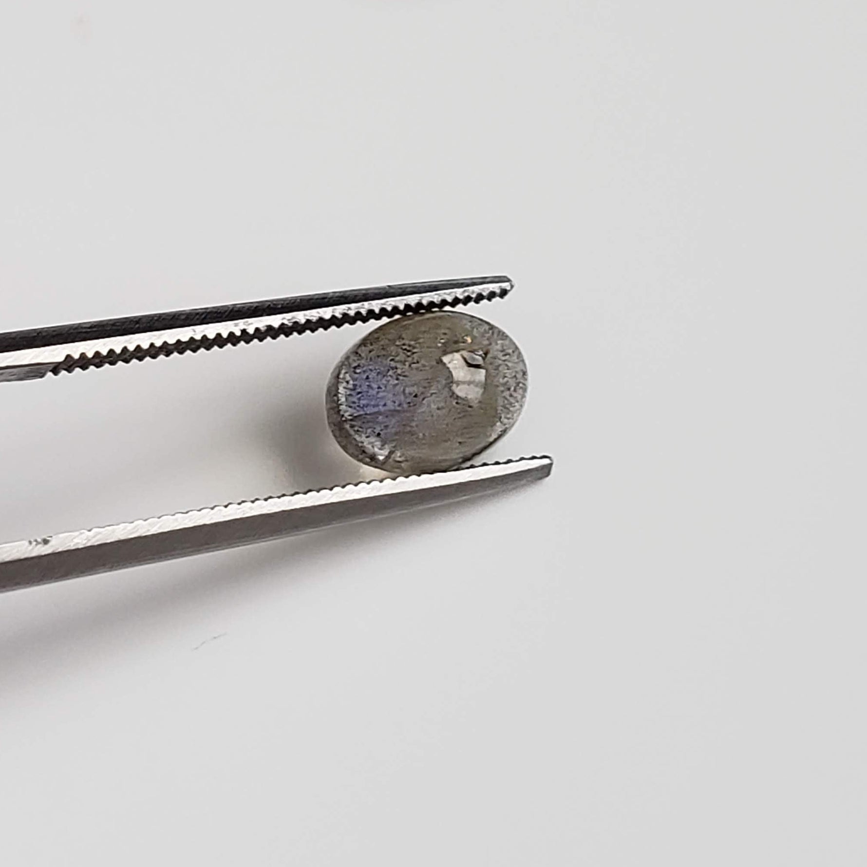  Labradorite | 5 Piece Lot | Oval Cabochon | Natural Gray Rainbow | 6.3tcw 7