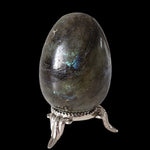  Labradorite Egg | Natural Gray Rainbow | 88.59 Gr | Madagascar 1
