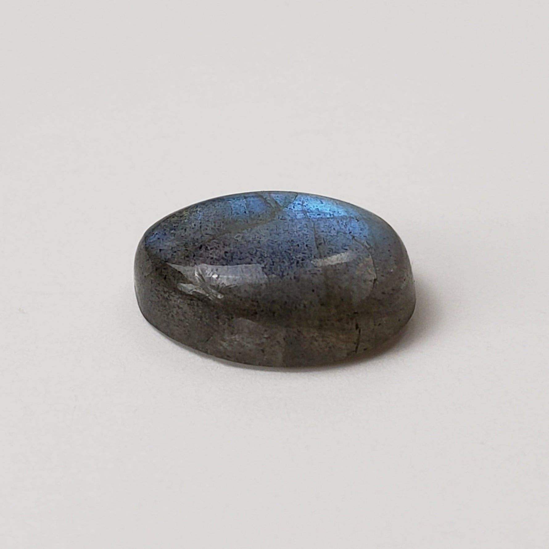  Labradorite | Freeform Cabochon | Natural Gray Rainbow | 12.3x8.3mm 4.0ct 1