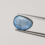  Labradorite | Freeform Cabochon | Natural Gray Rainbow | 12.3x8.3mm 4.0ct 6