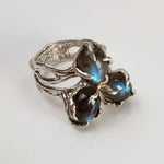  Labradorite Handmade Designer Ring | 925 Sterling Silver | Size 8.5 
