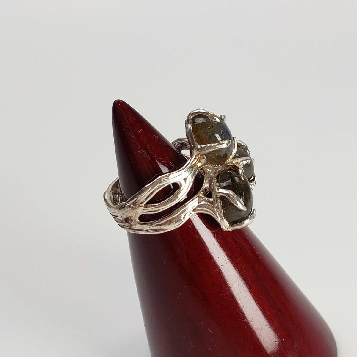  Labradorite Handmade Designer Ring | 925 Sterling Silver | Size 8.5 4