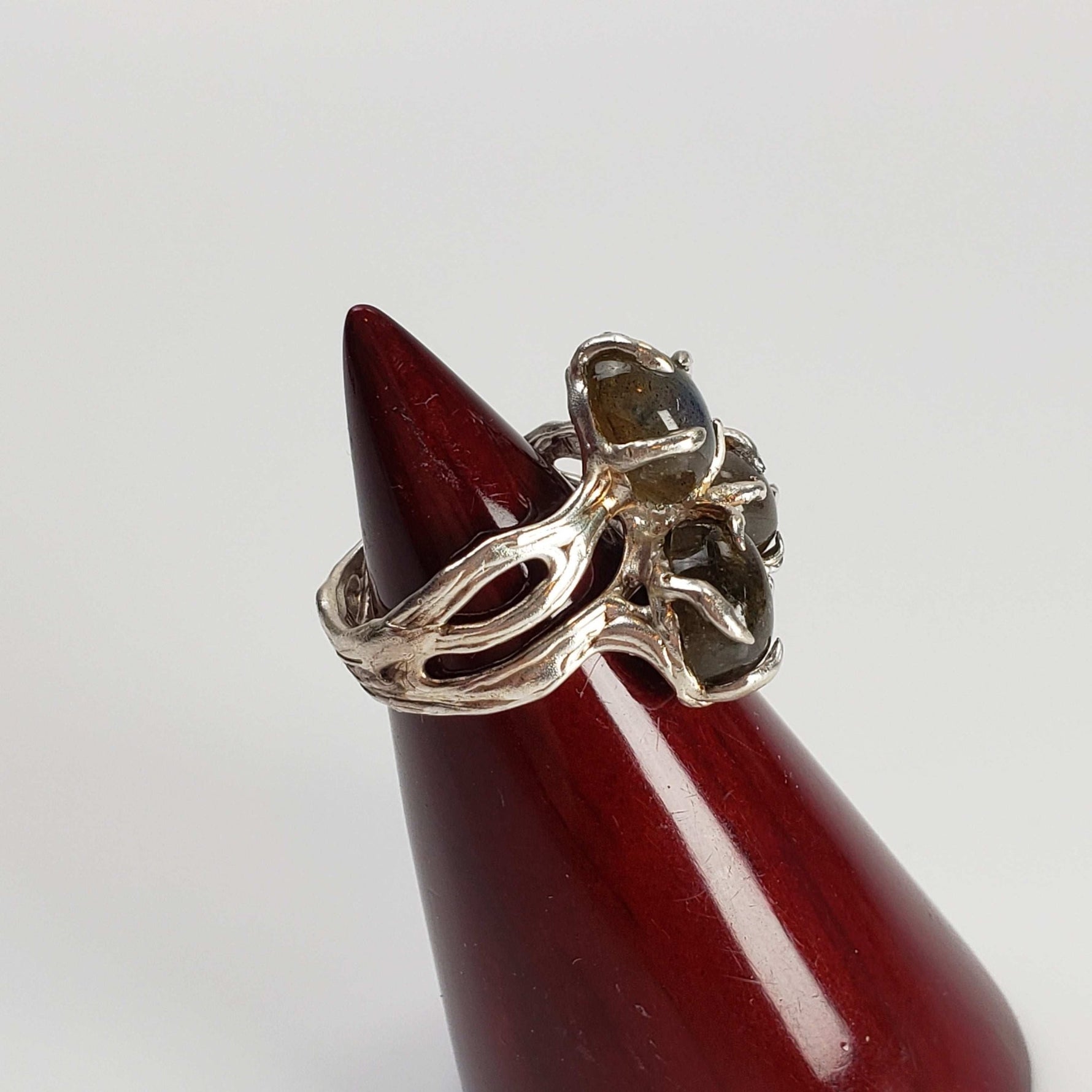  Labradorite Handmade Designer Ring | 925 Sterling Silver | Size 8.5 4