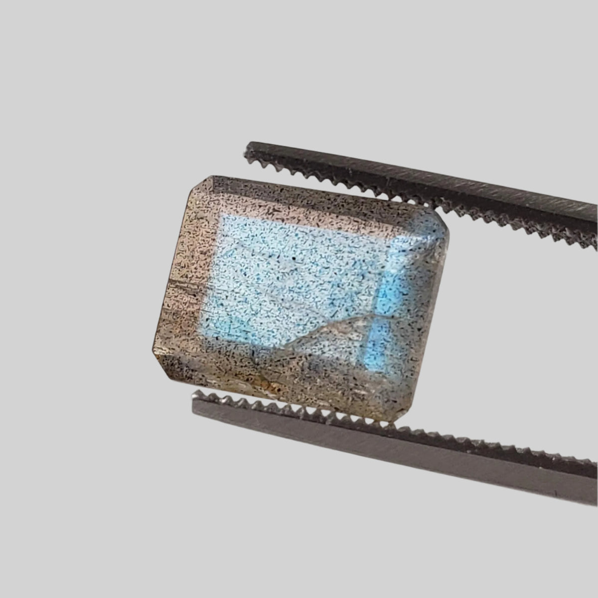  Labradorite | Octagon Cut | Natural Gray Rainbow | 10x8mm 1