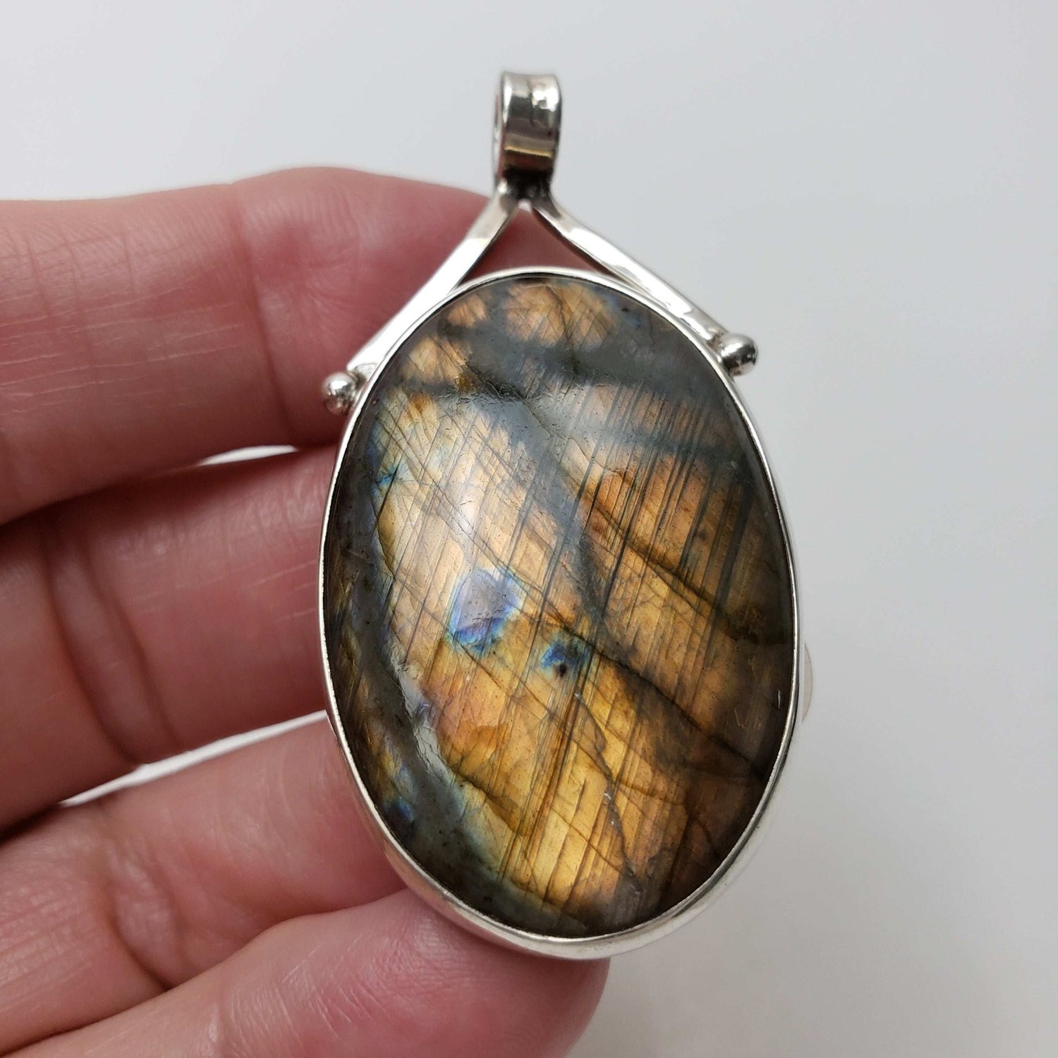  Labradorite Pendant | 925 Sterling Silver 1