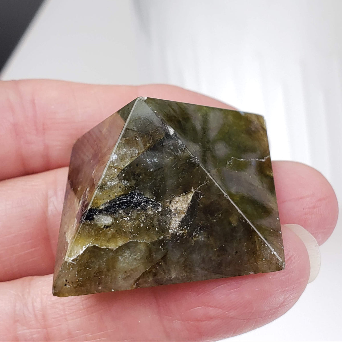 Labradorite Schiller Feldspar | Five Point Pyramid | 35.6 gr | Madagascar 4
