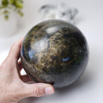  Labradorite Sphere | Natural Gray Rainbow | 4.5 Kg, 10 lbs | 150 mm, 6 in | Madagascar 8