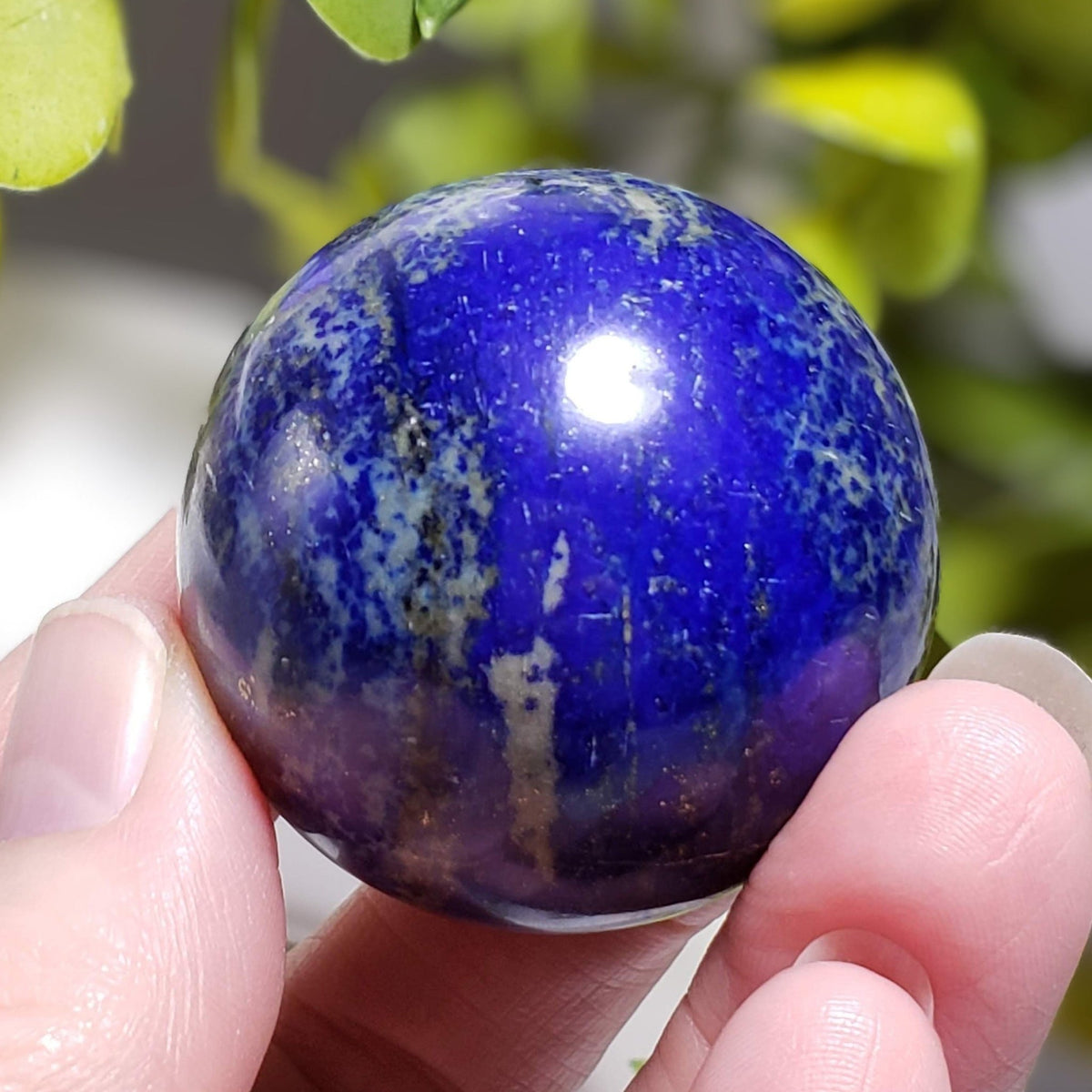  Lapis Lazuli Sphere | Natural Lapis Lazuli | 43 mm, 1.7 in | 125 grams 