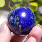  Lapis Lazuli Sphere | Natural Lapis Lazuli | 43 mm, 1.7 in | 125 grams 