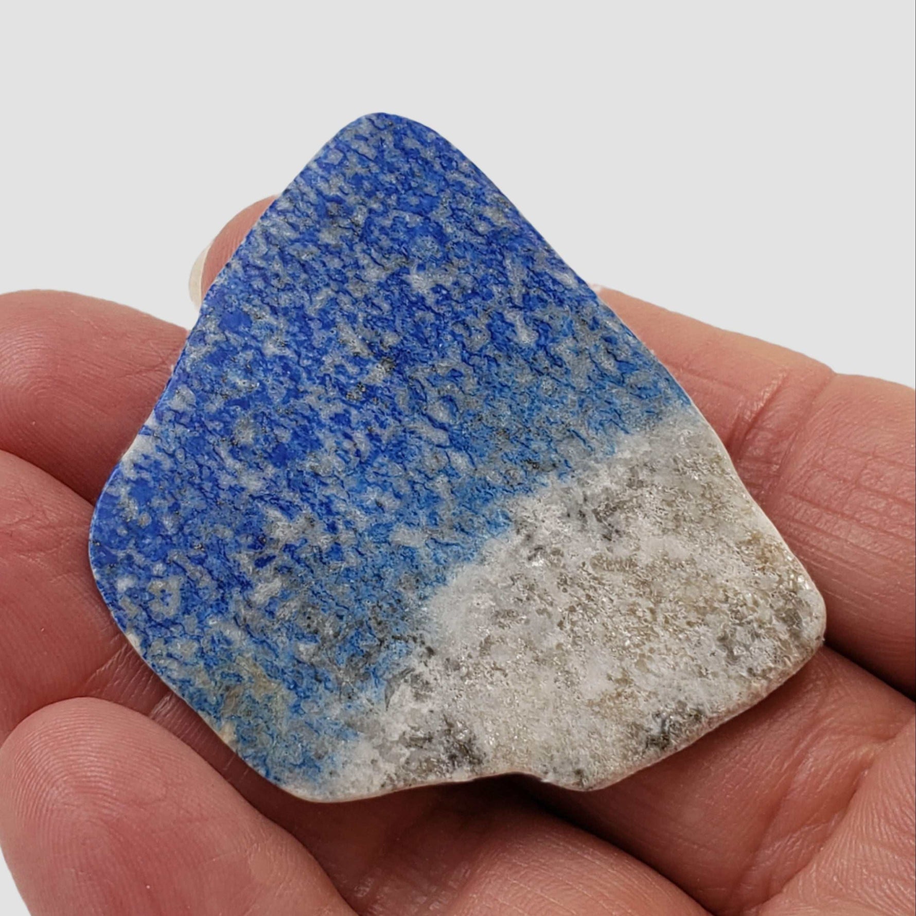  Lapis Lazuli | Tumbled Flat Stone | 10 grams | Afghanistan 1