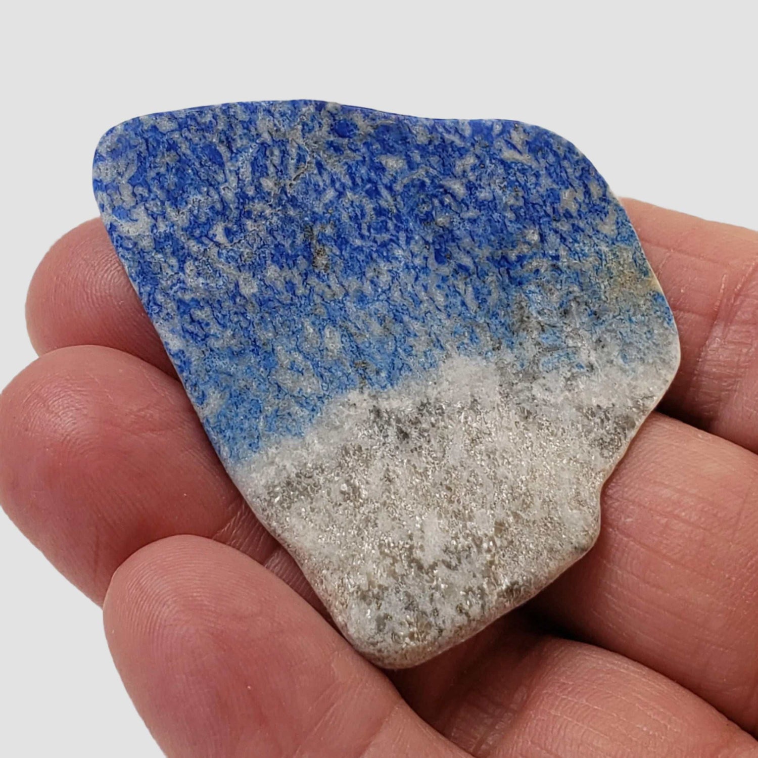  Lapis Lazuli | Tumbled Flat Stone | 10 grams | Afghanistan 
