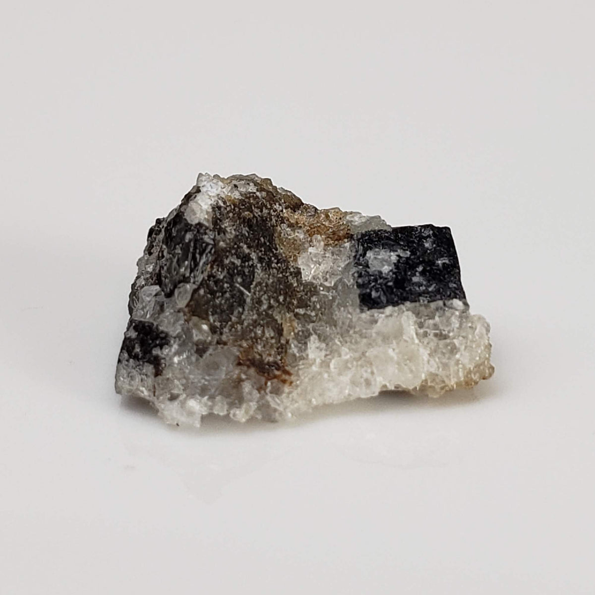 Latrappite crystals | Thumbnail specimen .65 grams 3.25 ct | Oka complex | Laurentides, Québec, Canada