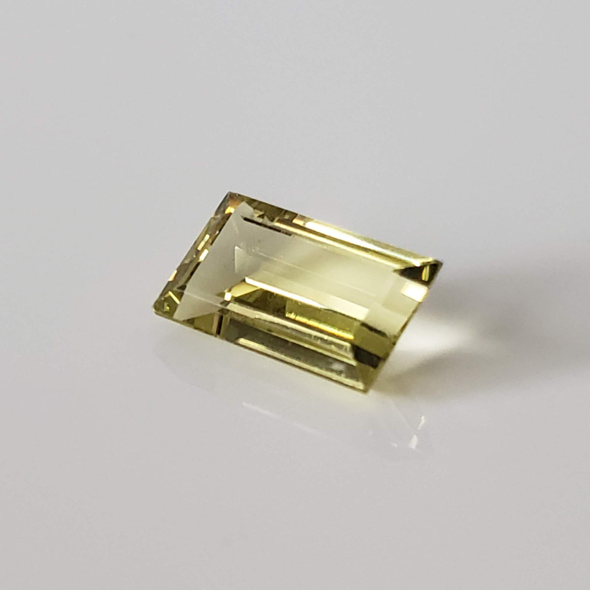  Lemon Citrine | Baguette Cut | Lemon Yellow | 12x7mm 3.1ct 2