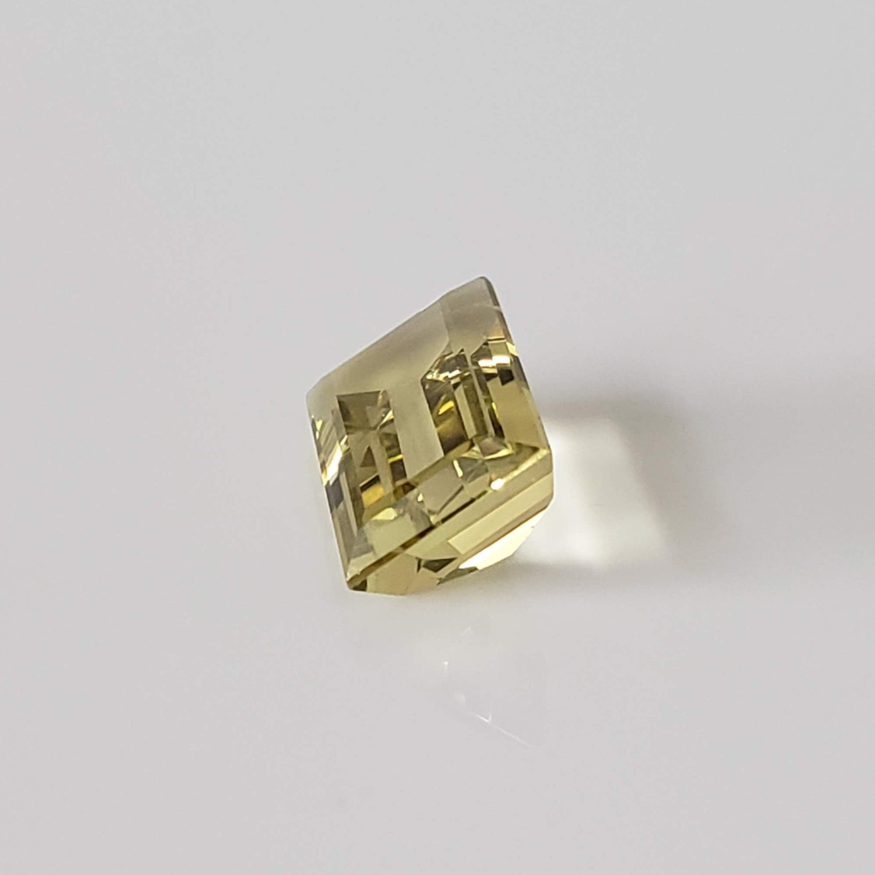  Lemon Citrine | Baguette Cut | Lemon Yellow | 12x7mm 3.1ct 3