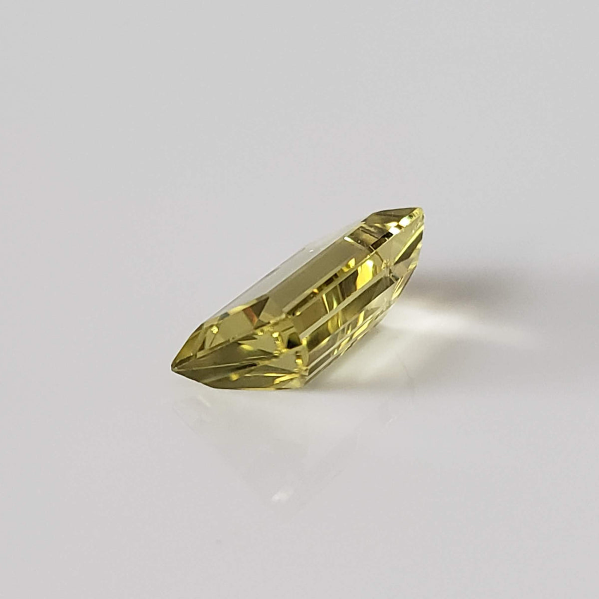  Lemon Citrine | Baguette Cut | Lemon Yellow | 12x7mm 3.1ct 4