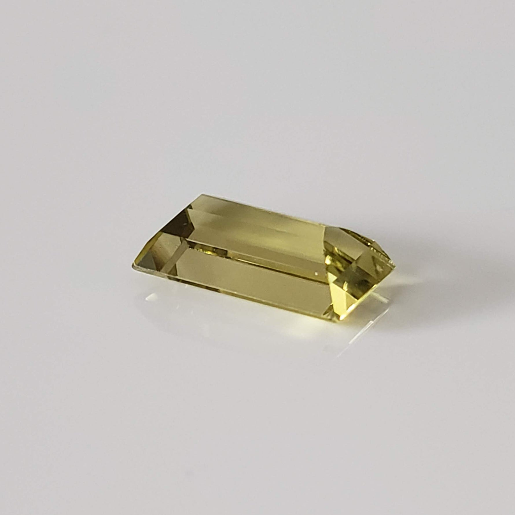  Lemon Citrine | Baguette Cut | Lemon Yellow | 12x7mm 3.1ct 6