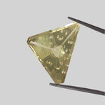  Lemon Citrine | Laser Cut Modified Triangle | Lemon Yellow | 25x19mm 21.2ct 