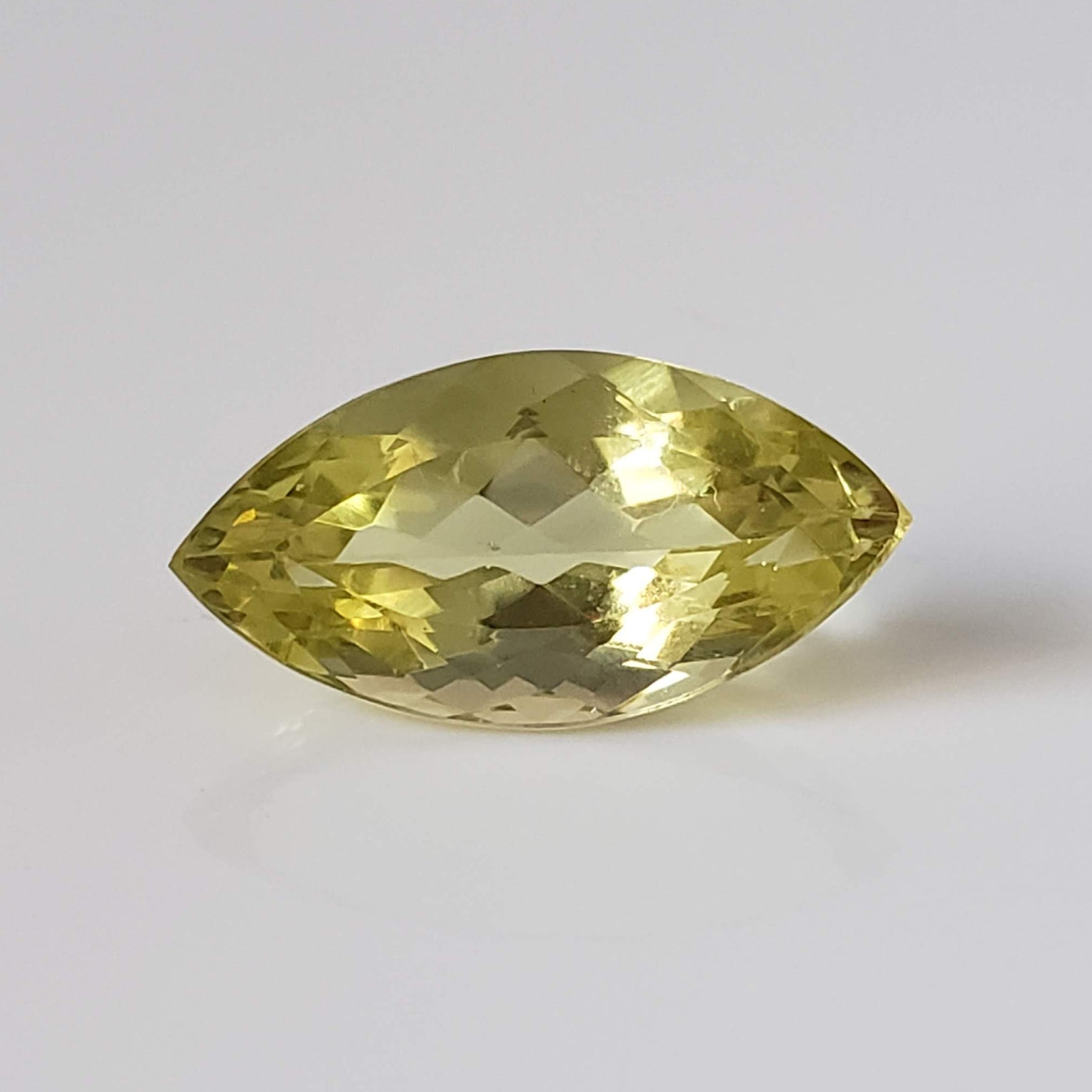  Lemon Citrine | Marquise Cut | Lemon Green | 22x11.3mm 11ct 2