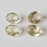  Lemon Quartz | 4 Piece Gemstone Lot | Oval Cut | Mixed Size | 7.4ct | Brazil 1