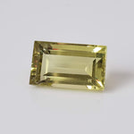  Lemon Quartz | Baguette Cut | Greenish Yellow | 14.5x8.7mm 7.8ct 