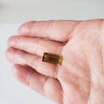  Lemon Quartz | Baguette Cut | Greenish Yellow | 16.3x8.6mm 8.3ct 8