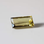  Lemon Quartz | Baguette Cut | Greenish Yellow | 16.3x8.6mm 8.3ct 3