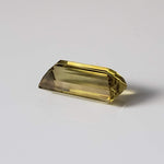  Lemon Quartz | Baguette Cut | Greenish Yellow | 16.3x8.6mm 8.3ct 7
