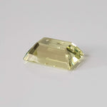  Lemon Quartz | Laser Cut Baguette | Lemon Yellow | 15.5x12.5mm 9.9ct 5