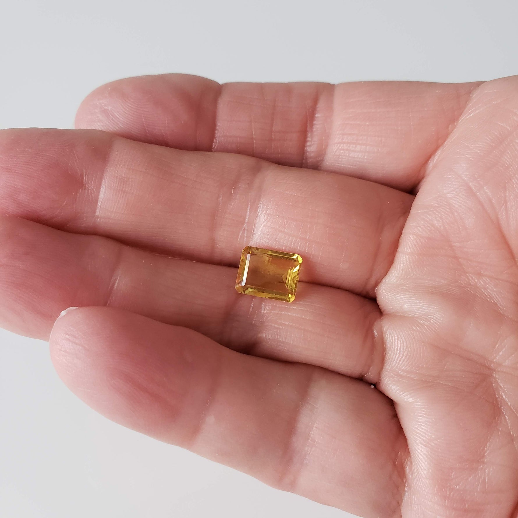  Madeira Citrine | Octagon Cut | Golden Yellow | 10x8mm 7