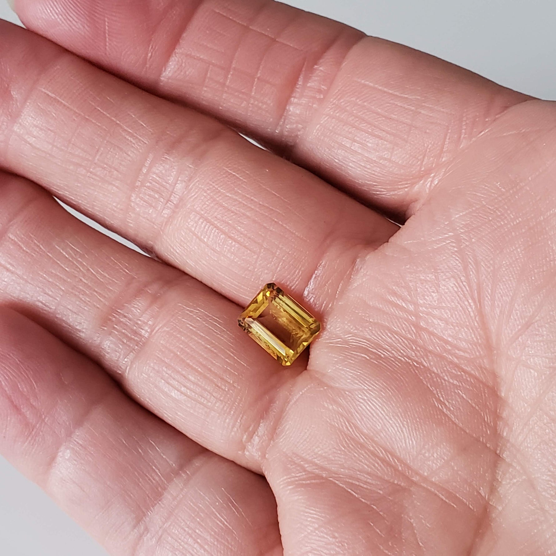  Madeira Citrine | Octagon Cut | Golden Yellow |  9X7mm 2.3ct 7