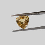  Madeira Citrine | Trilliant Cut | Golden Yellow | 9mm 