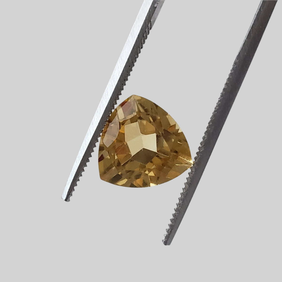  Madeira Citrine | Trilliant Cut | Golden Yellow | 9mm 1