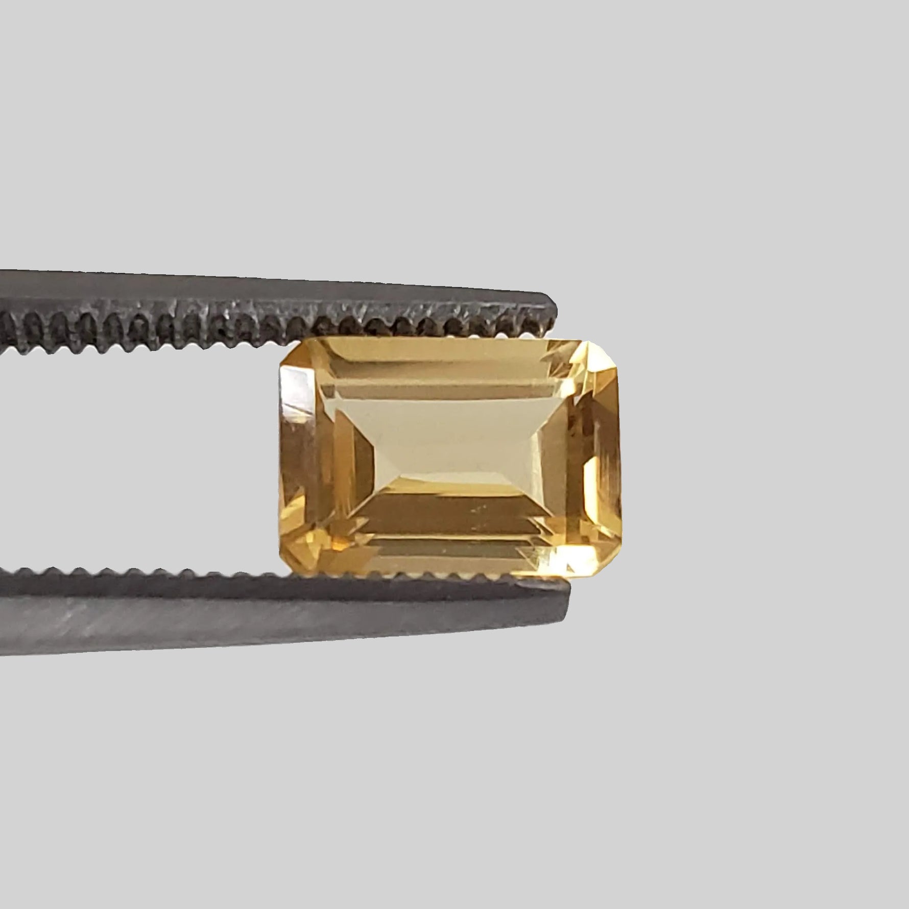  Madeira Citrine | Octagon Cut | Golden Yellow | 7x5mm | Brazil 