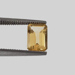  Madeira Citrine | Octagon Cut | Golden Yellow | 7x5mm | Brazil 1