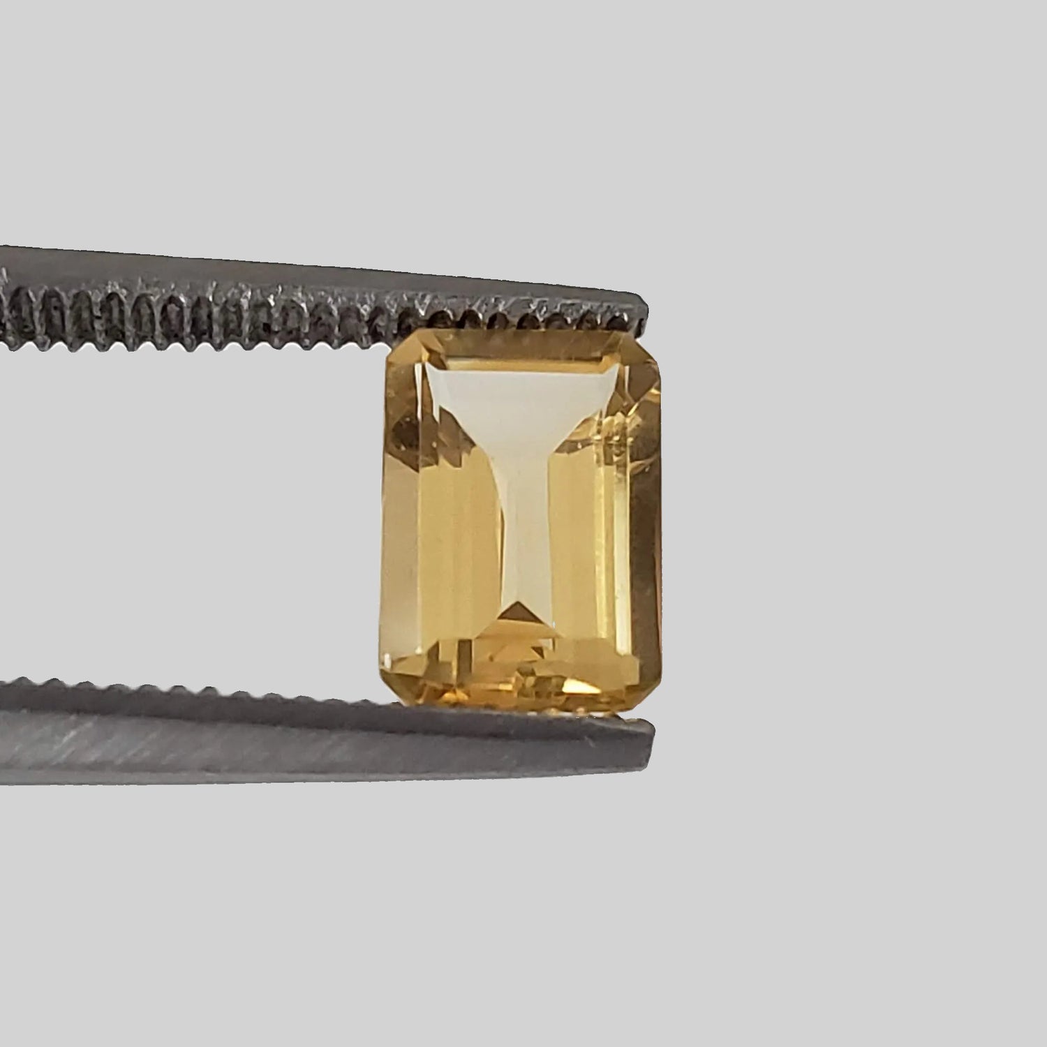  Madeira Citrine | Octagon Cut | Golden Yellow | 7x5mm | Brazil 1
