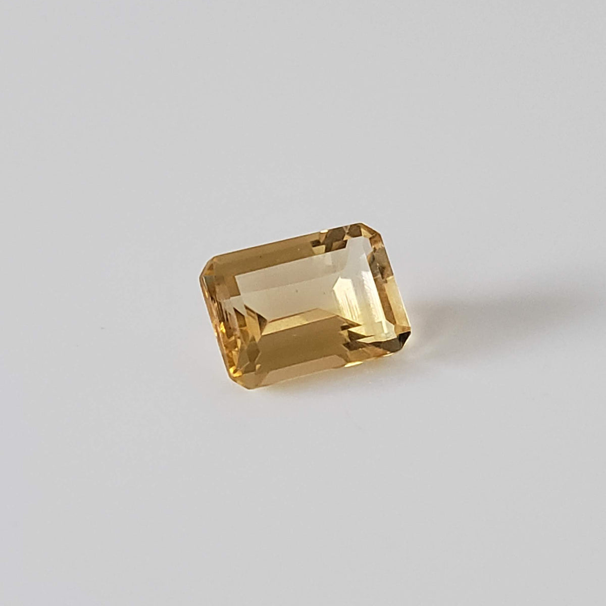  Madeira Citrine | Octagon Cut | Golden Yellow | 7x5mm | Brazil 3