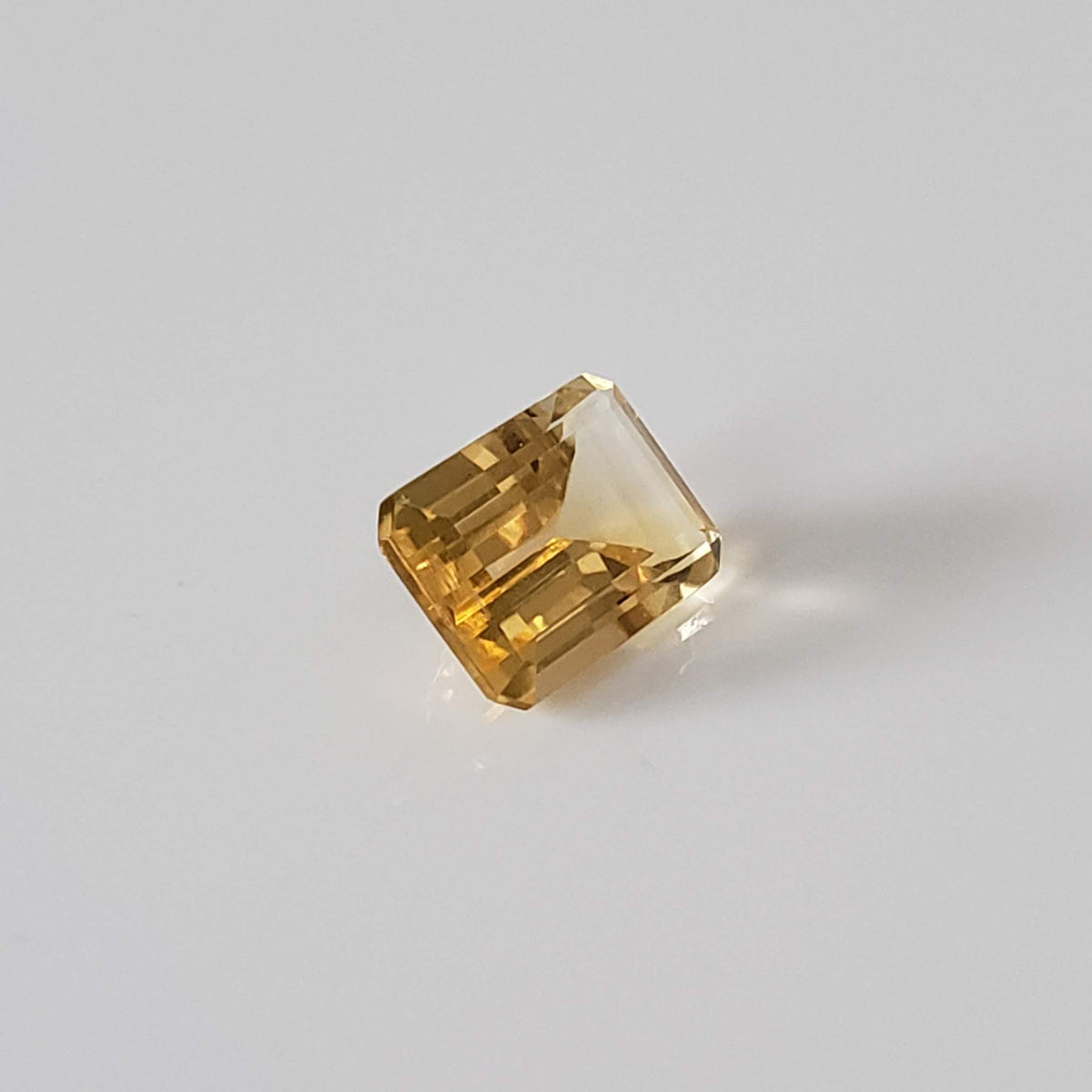  Madeira Citrine | Octagon Cut | Golden Yellow | 7x5mm | Brazil 5