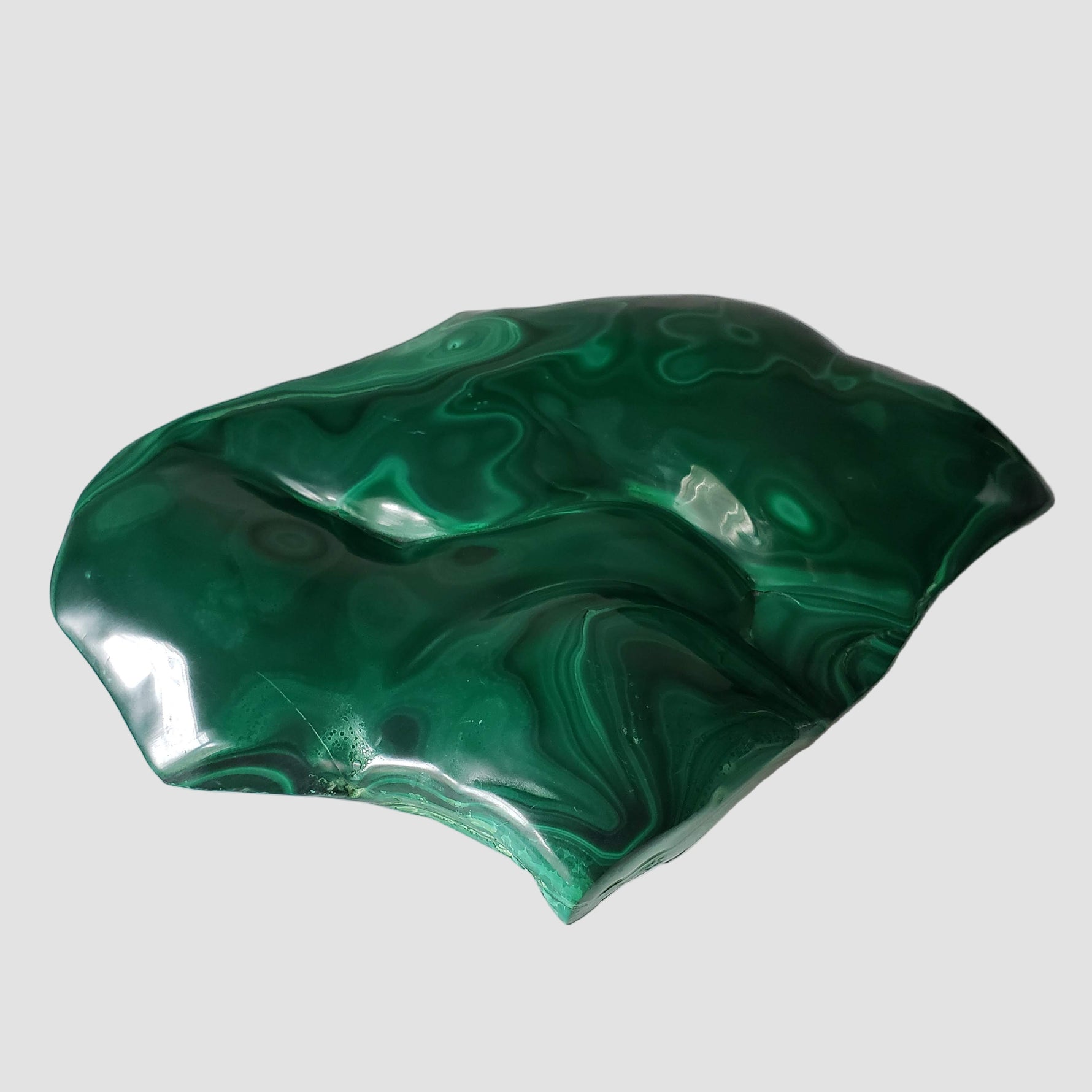  Malachite | Polished Ornamental Stone | 3 KG | Shaba Copper Belt, Congo 2