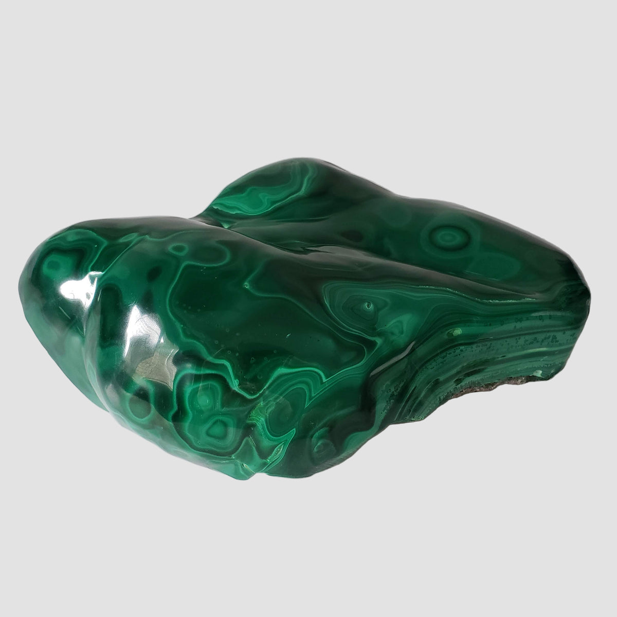  Malachite | Polished Ornamental Stone | 3 KG | Shaba Copper Belt, Congo 