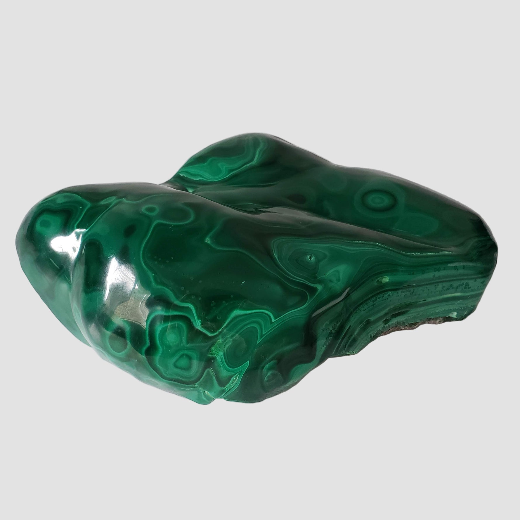  Malachite | Polished Ornamental Stone | 3 KG | Shaba Copper Belt, Congo 