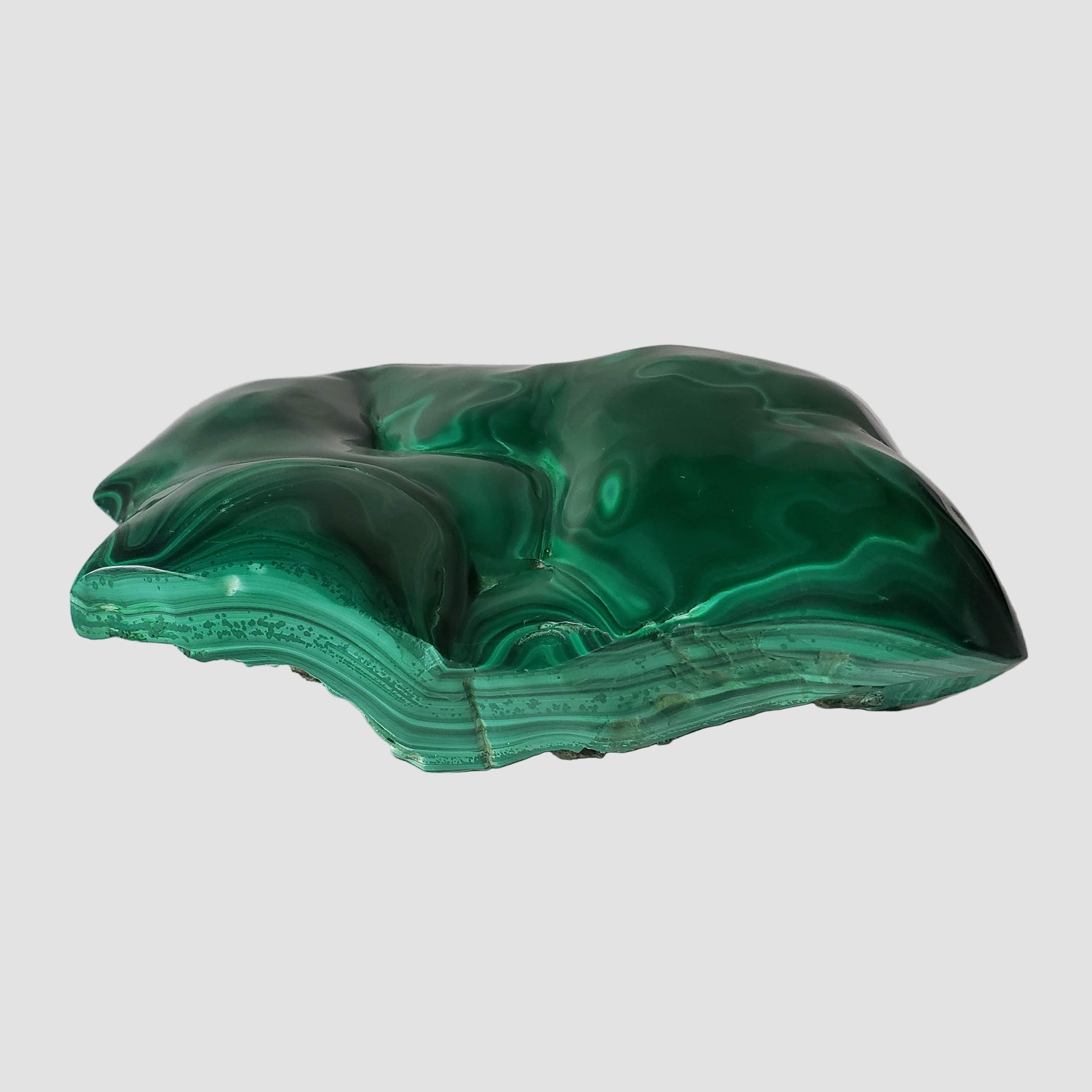  Malachite | Polished Ornamental Stone | 3 KG | Shaba Copper Belt, Congo 5