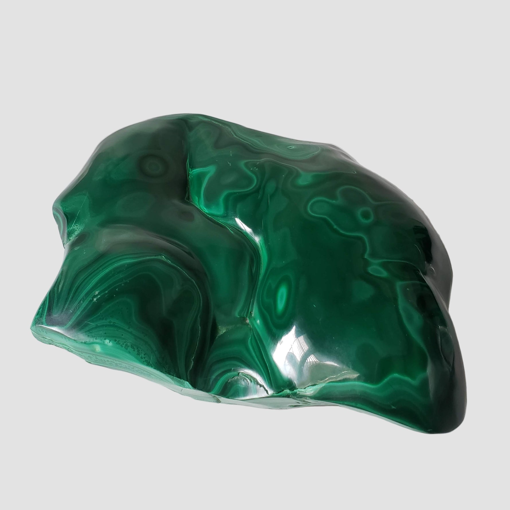  Malachite | Polished Ornamental Stone | 3 KG | Shaba Copper Belt, Congo 6